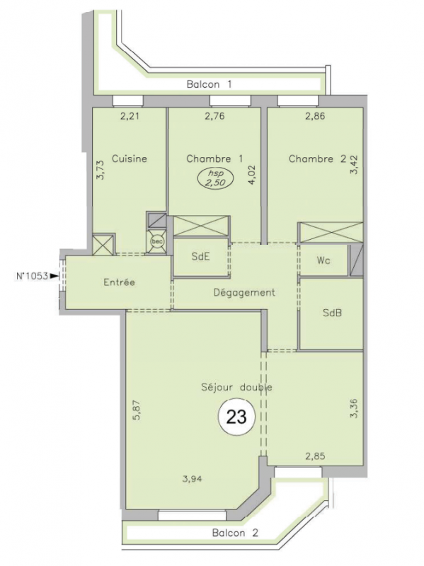 Plan du lot