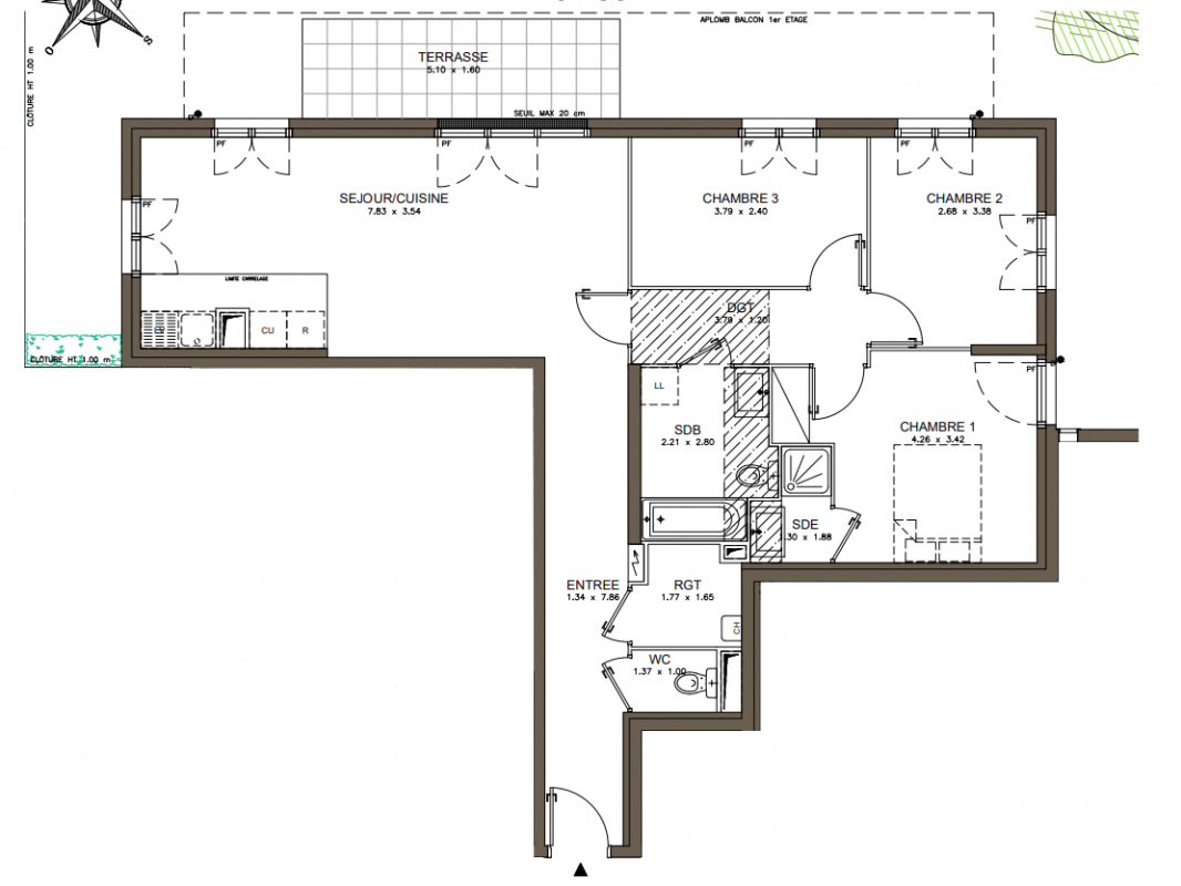 Plan du lot