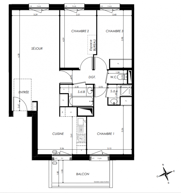 Plan du lot