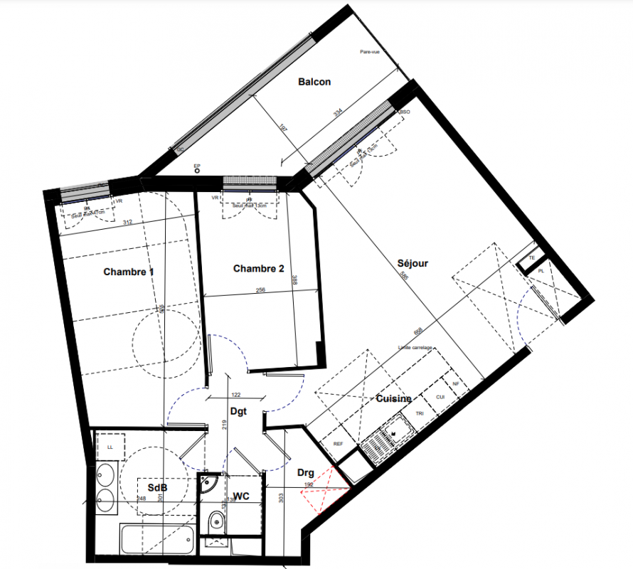 Plan du lot