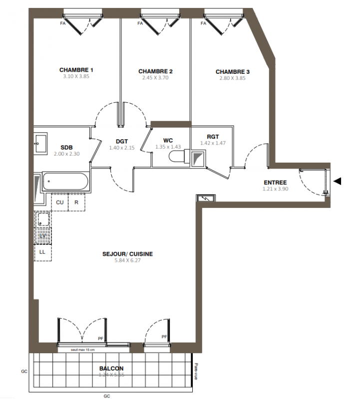 Plan du lot