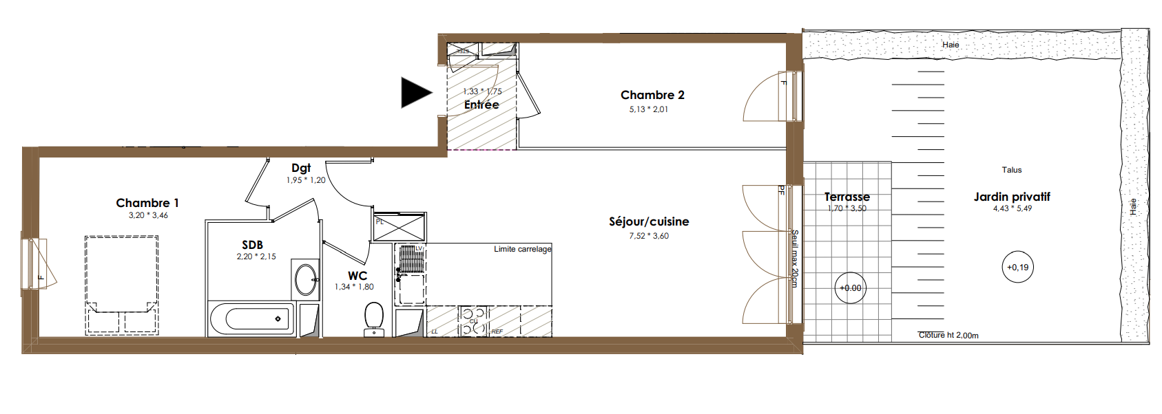 Plan du lot