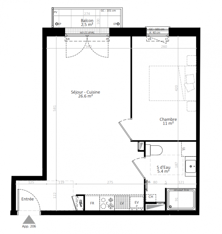 Plan du lot