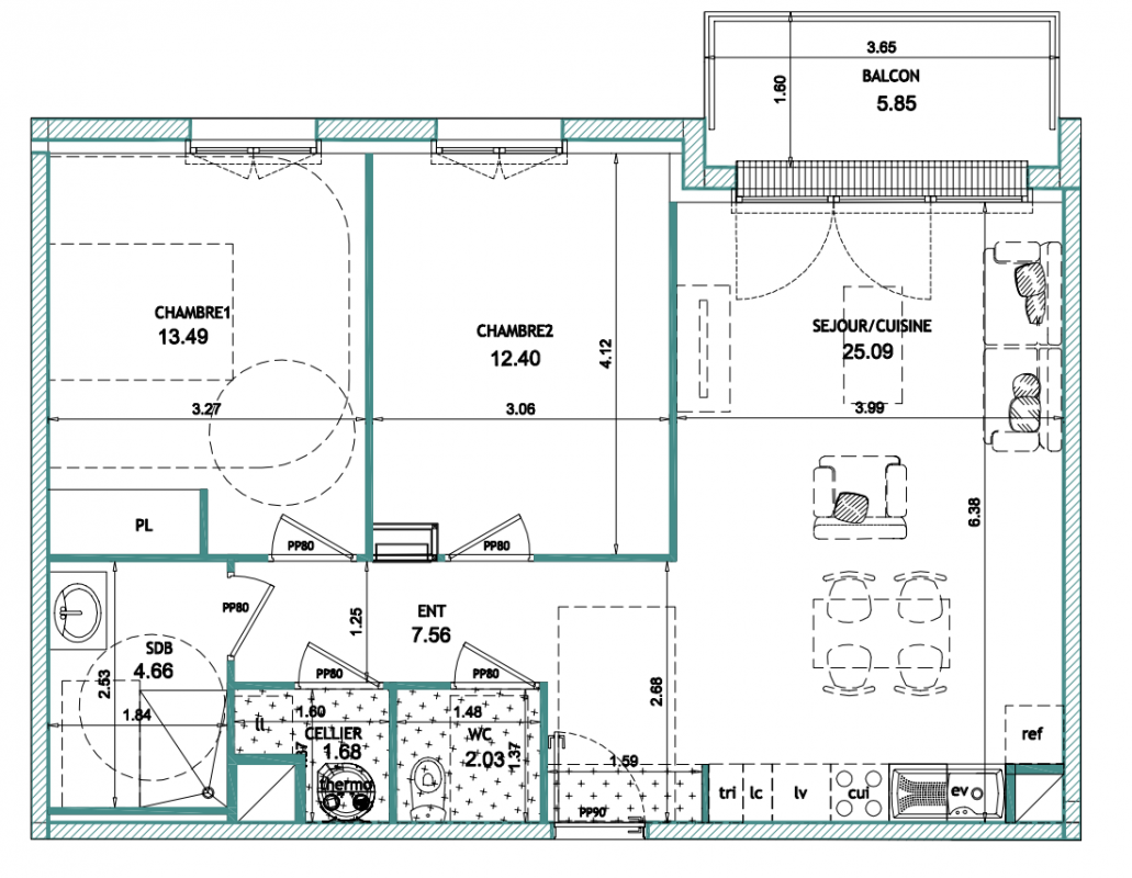 Plan du lot