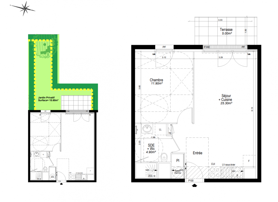 Plan du lot