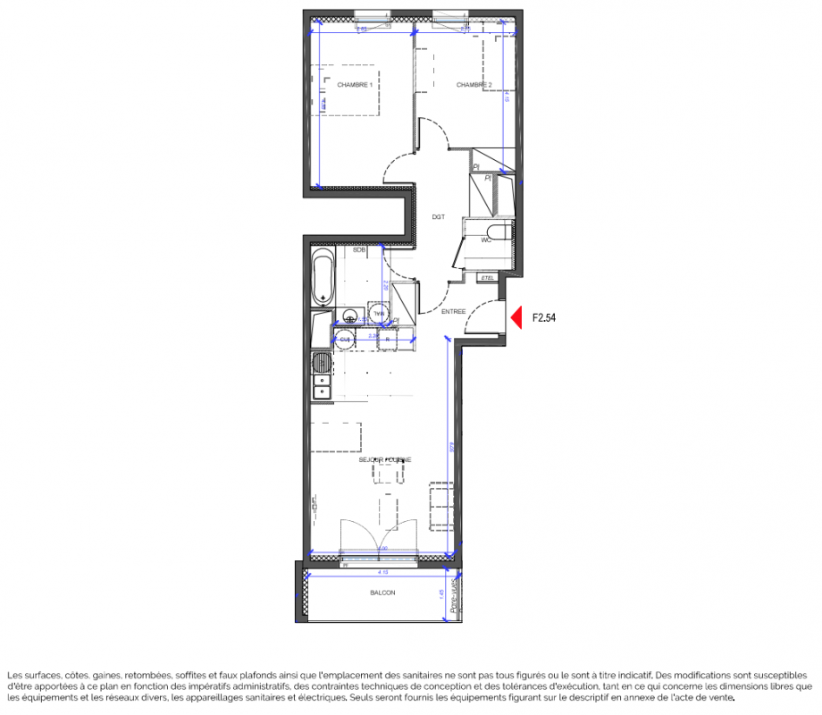 Plan du lot