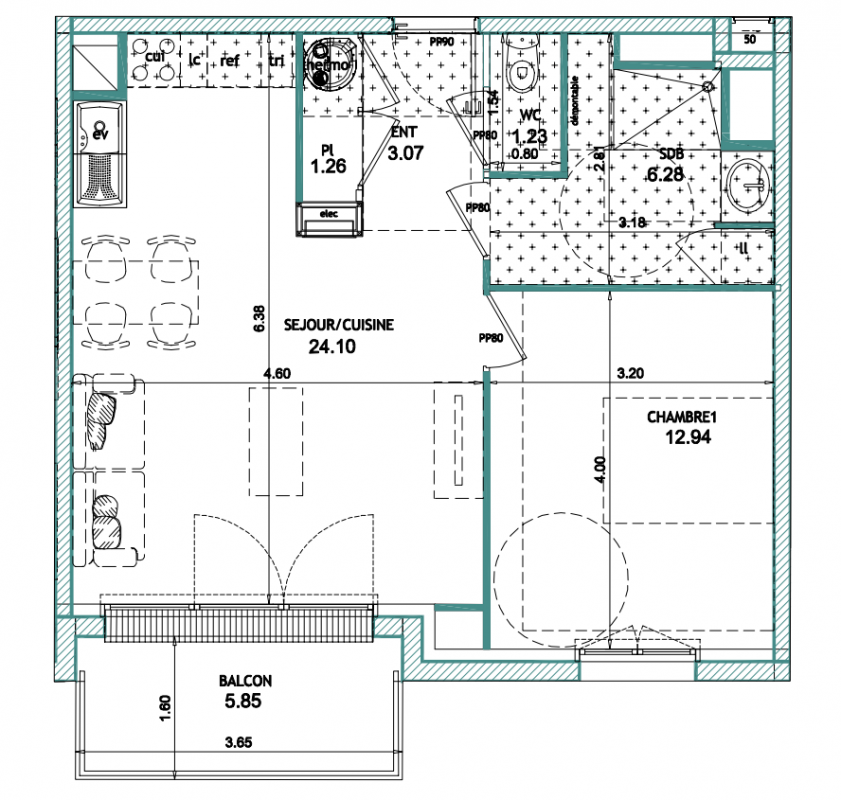 Plan du lot