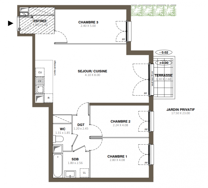 Plan du lot