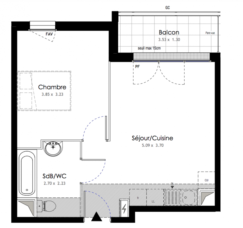 Plan du lot