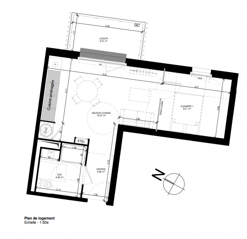 Plan du lot