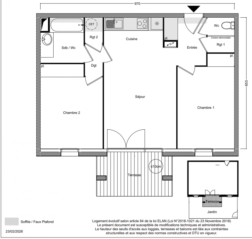 Plan du lot