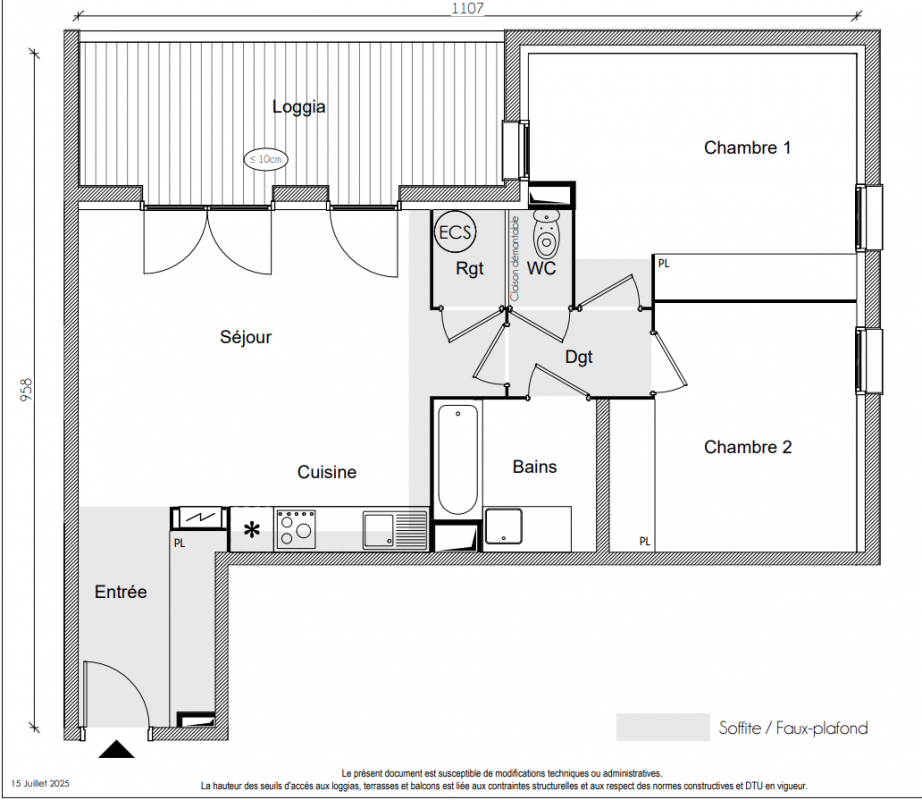 Plan du lot