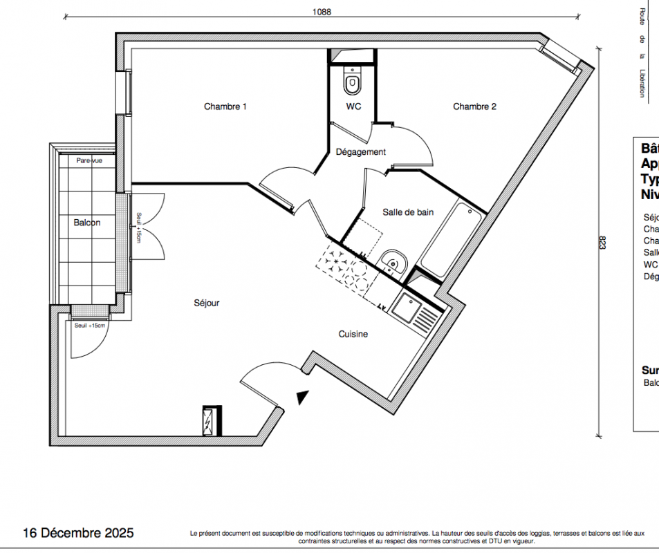 Plan du lot