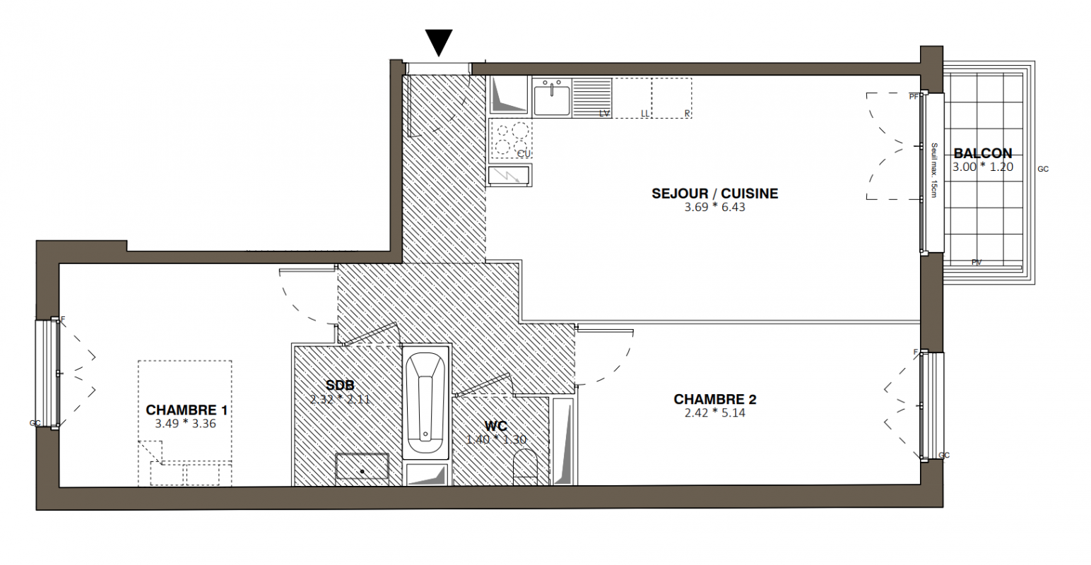 Plan du lot