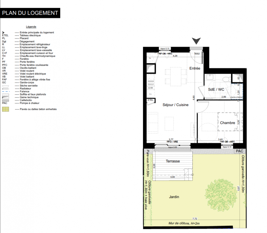 Plan du lot