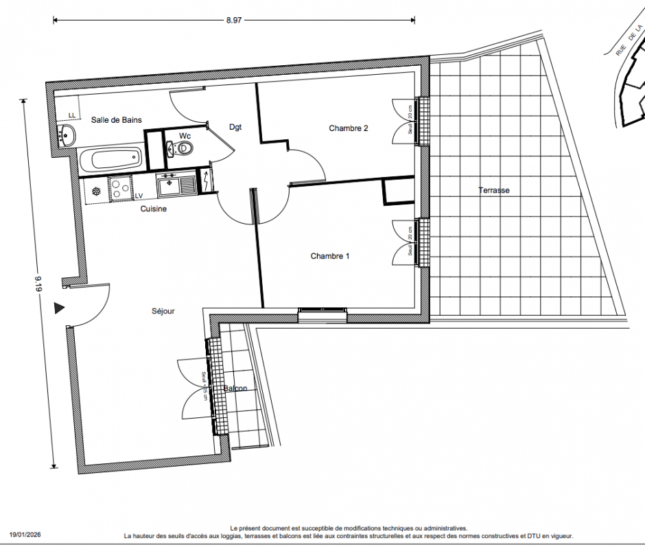 Plan du lot