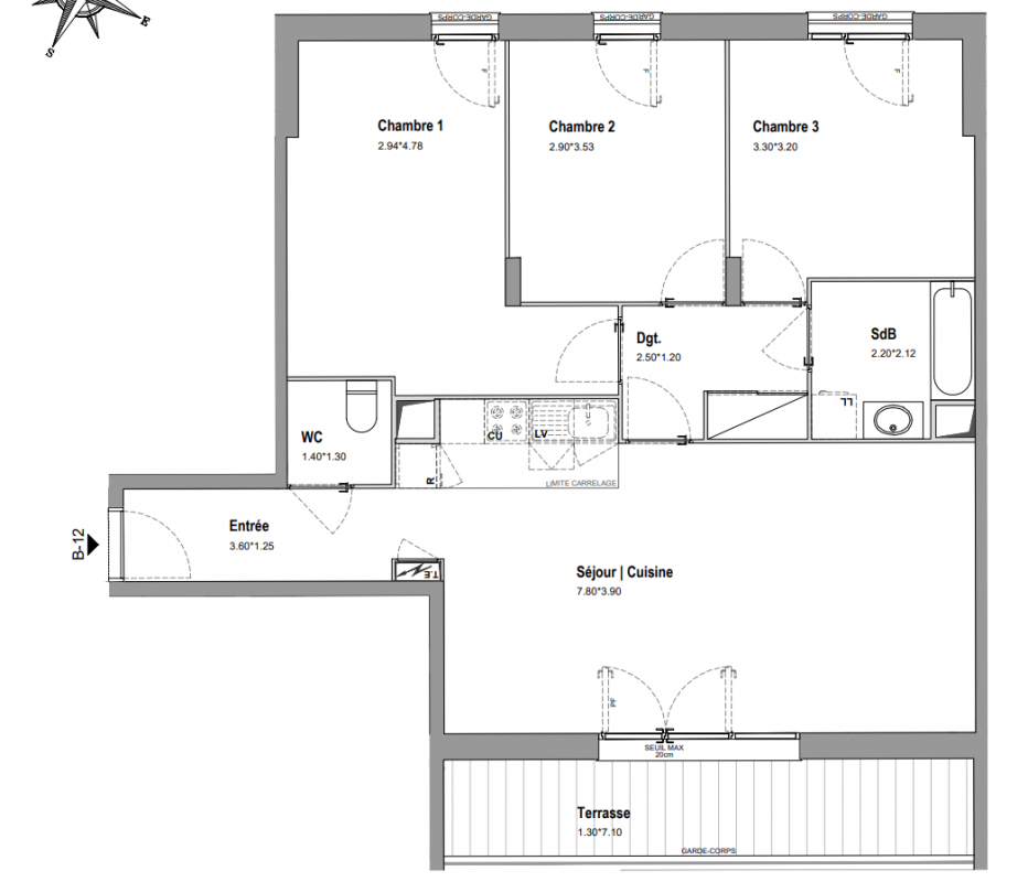 Plan du lot