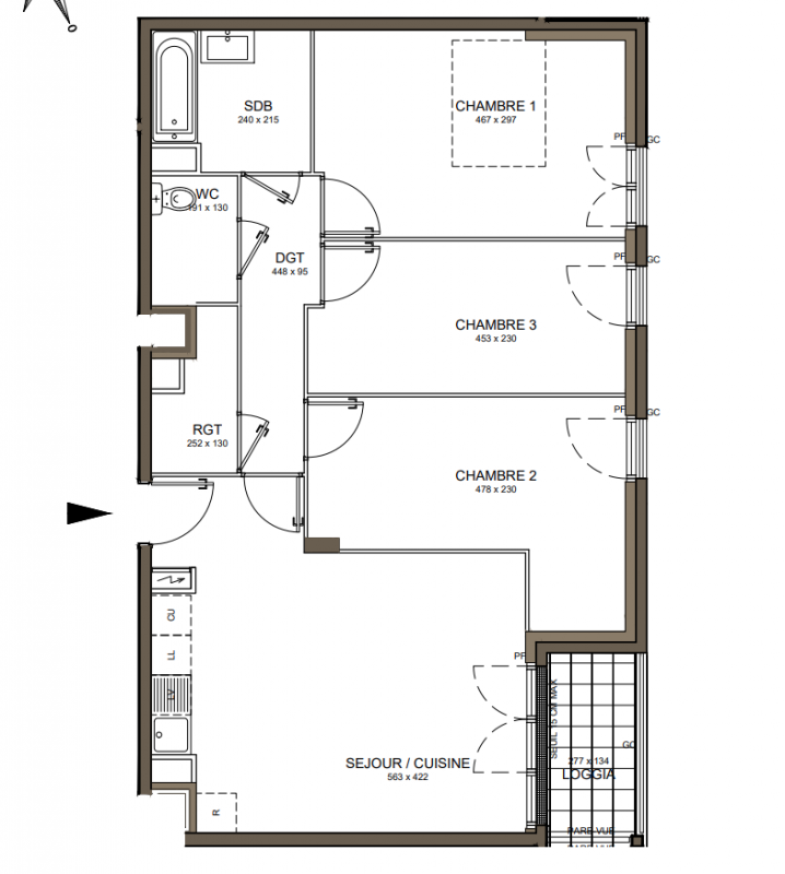 Plan du lot