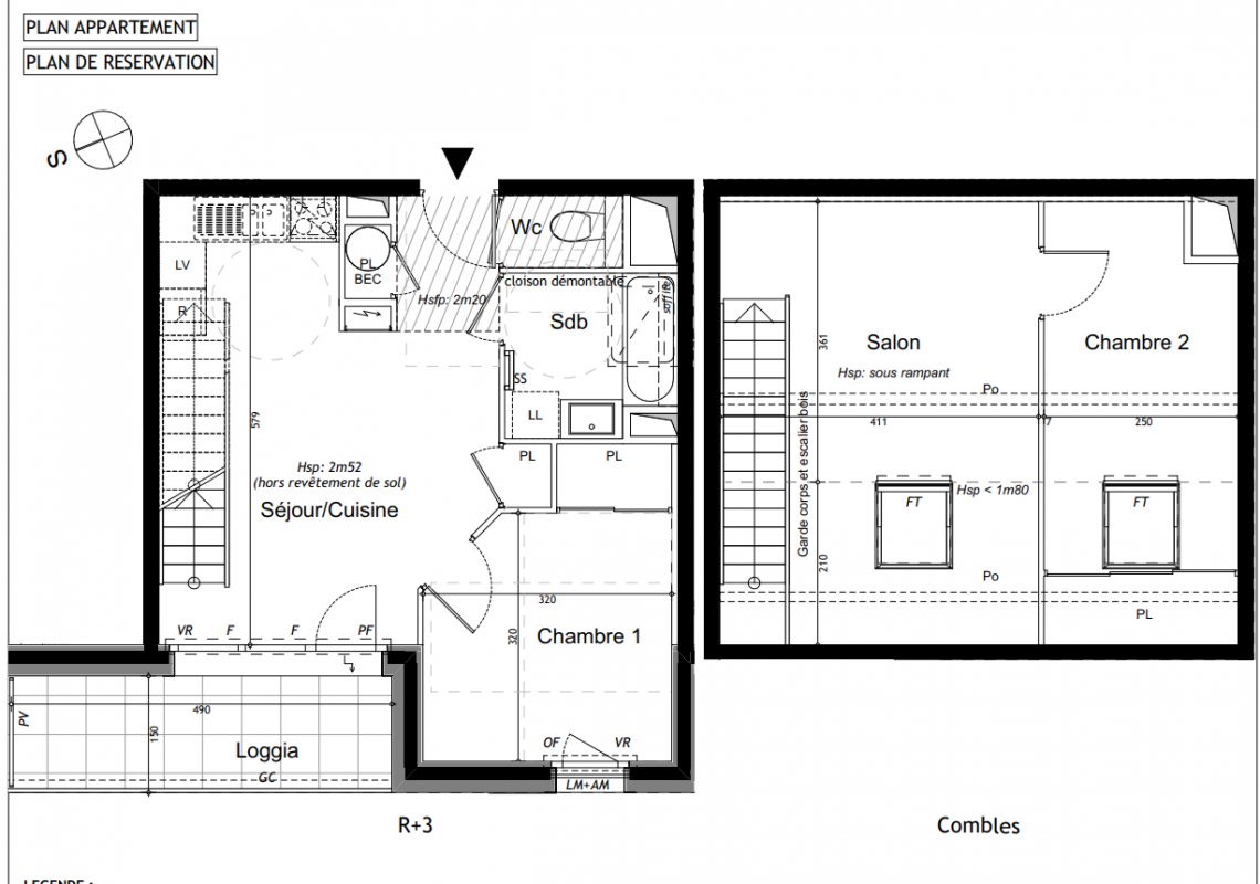 Plan du lot