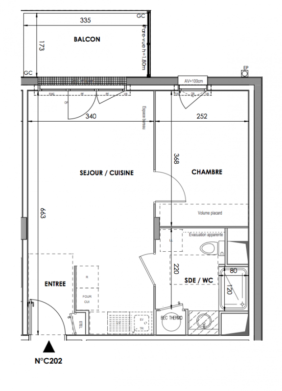Plan du lot