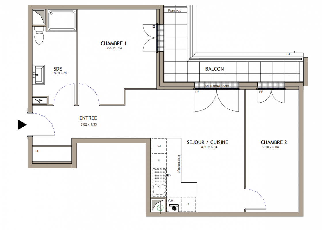 Plan du lot