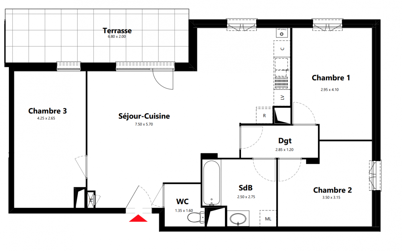 Plan du lot