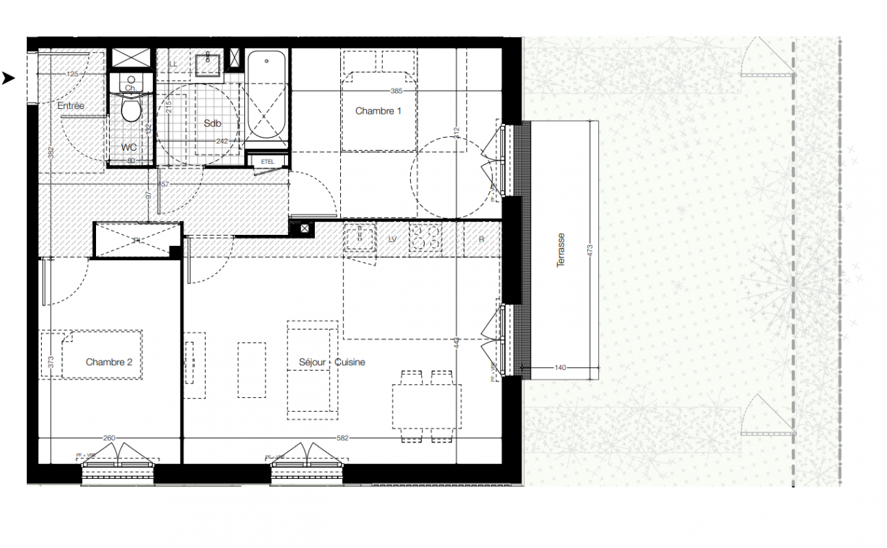 Plan du lot
