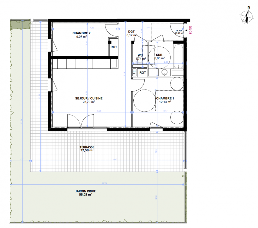Plan du lot