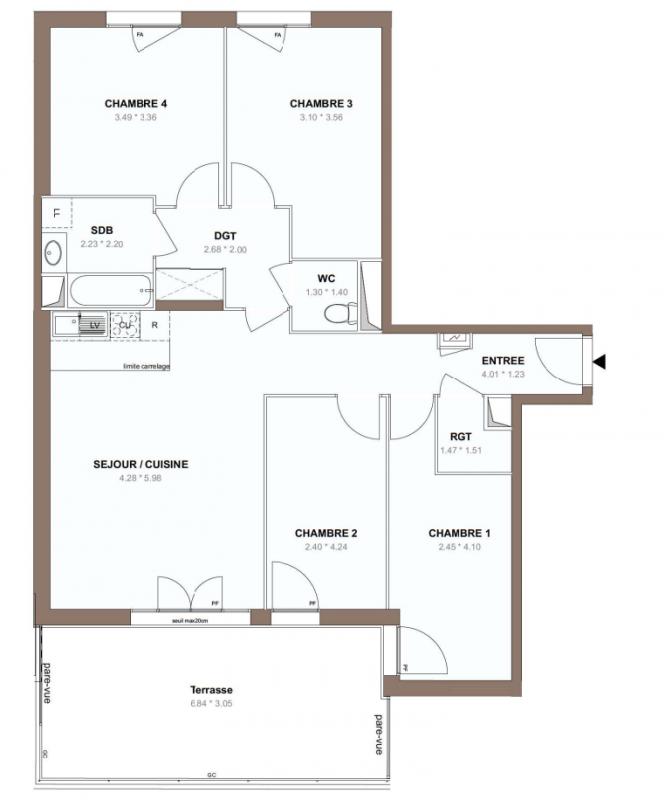 Plan du lot