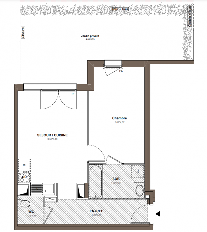 Plan du lot