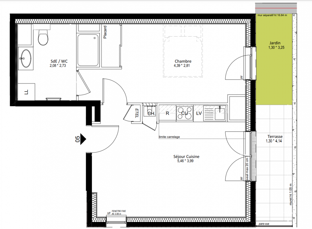 Plan du lot