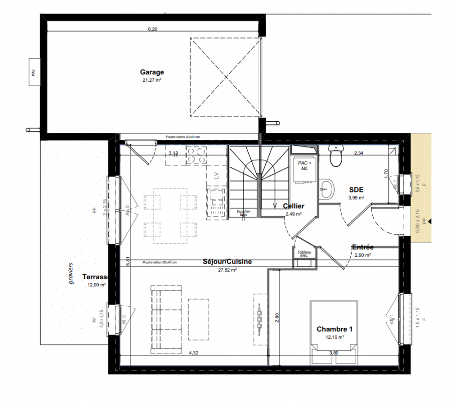 Plan du lot