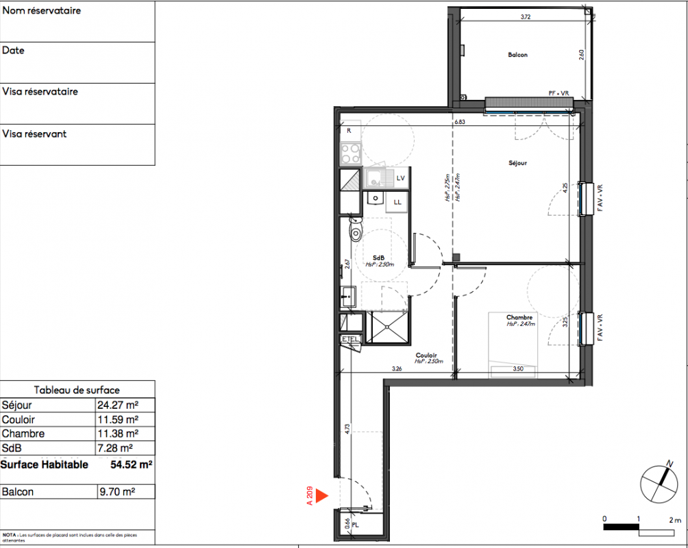 Plan du lot