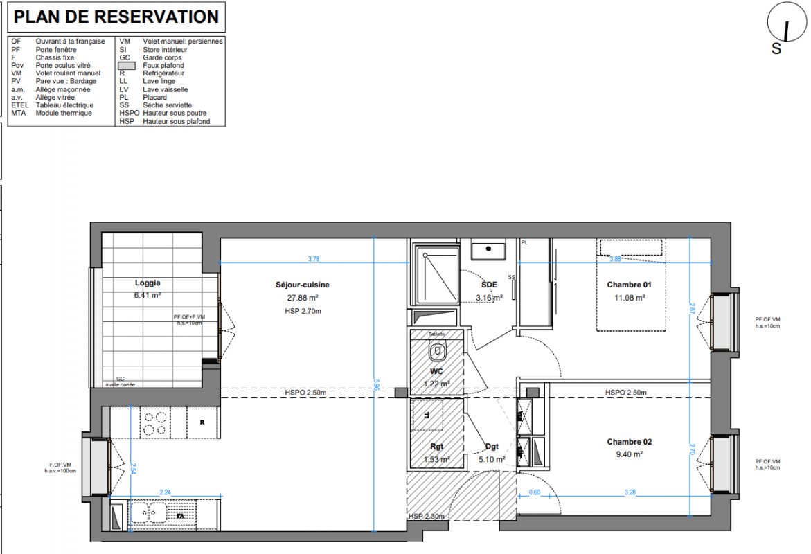 Plan du lot