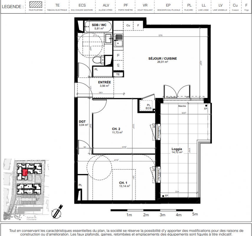 Plan du lot