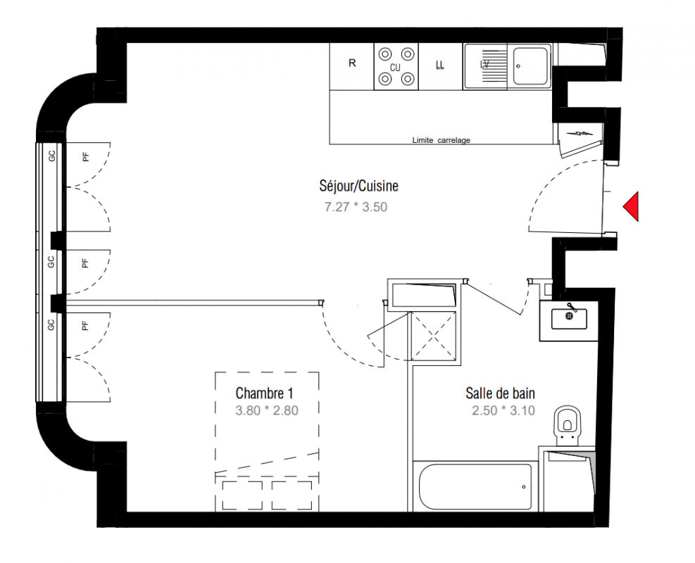 Plan du lot