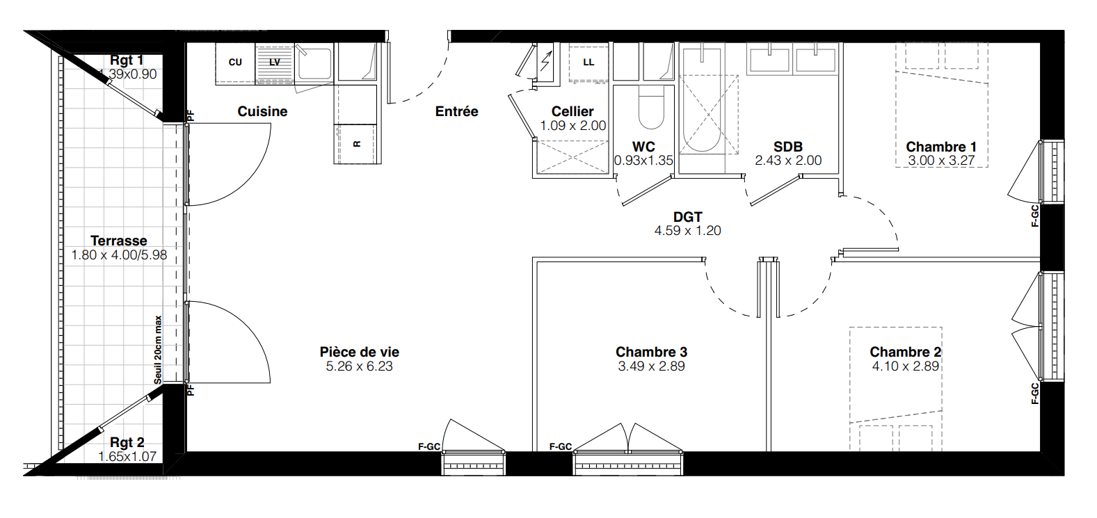 Plan du lot