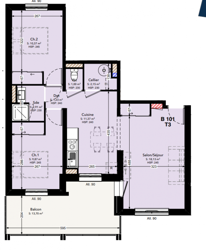 Plan du lot