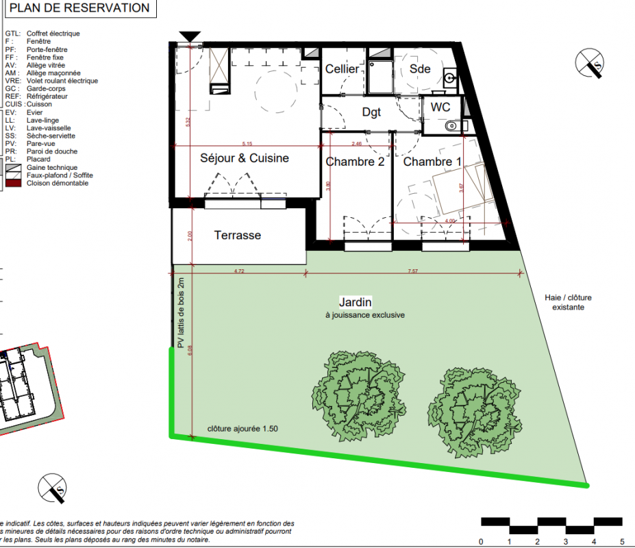 Plan du lot
