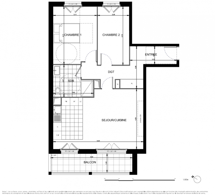 Plan du lot
