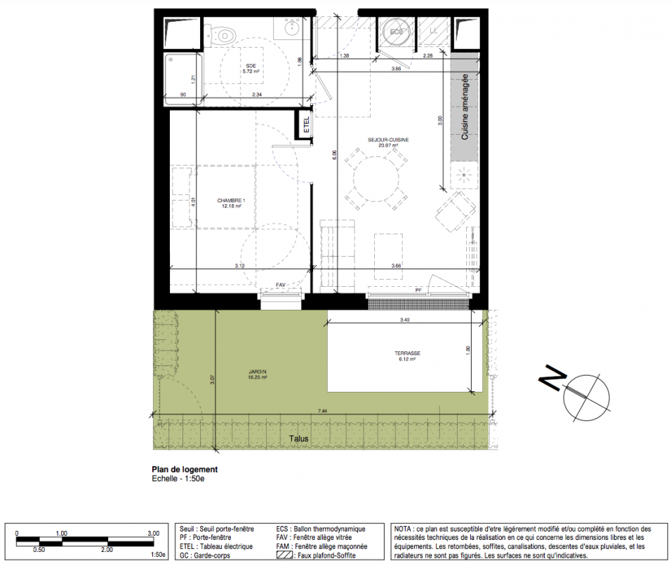 Plan du lot