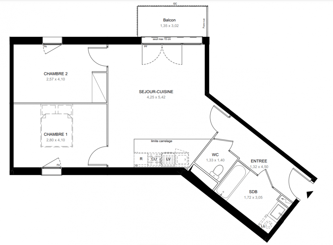 Plan du lot