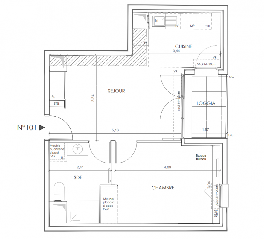 Plan du lot
