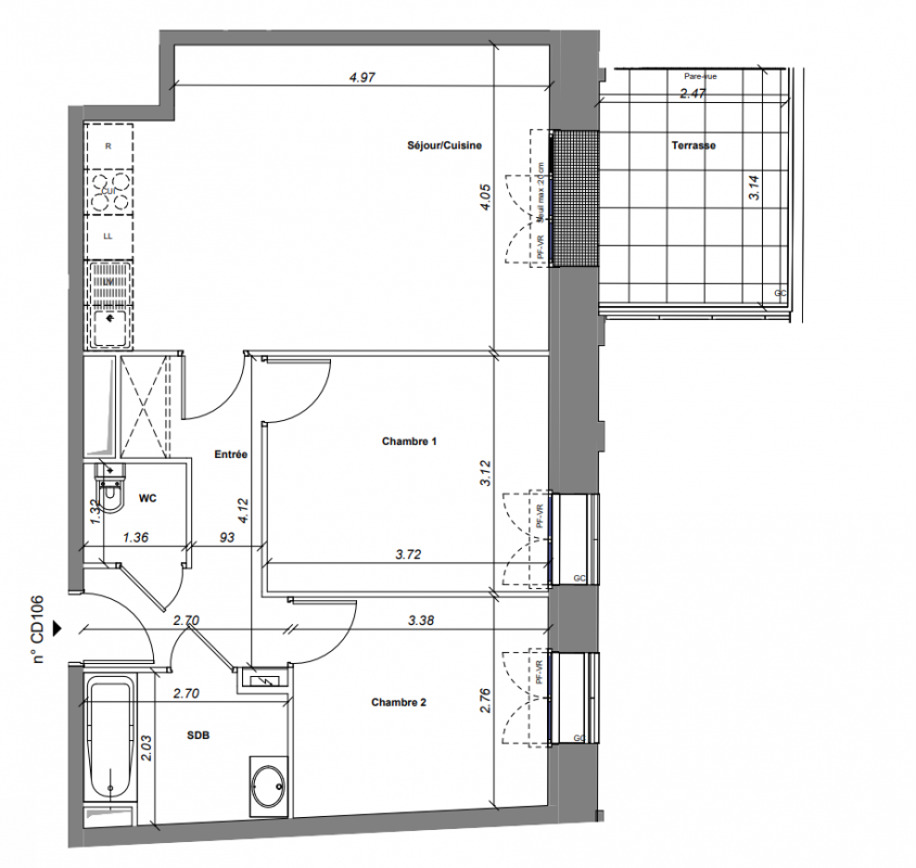 Plan du lot