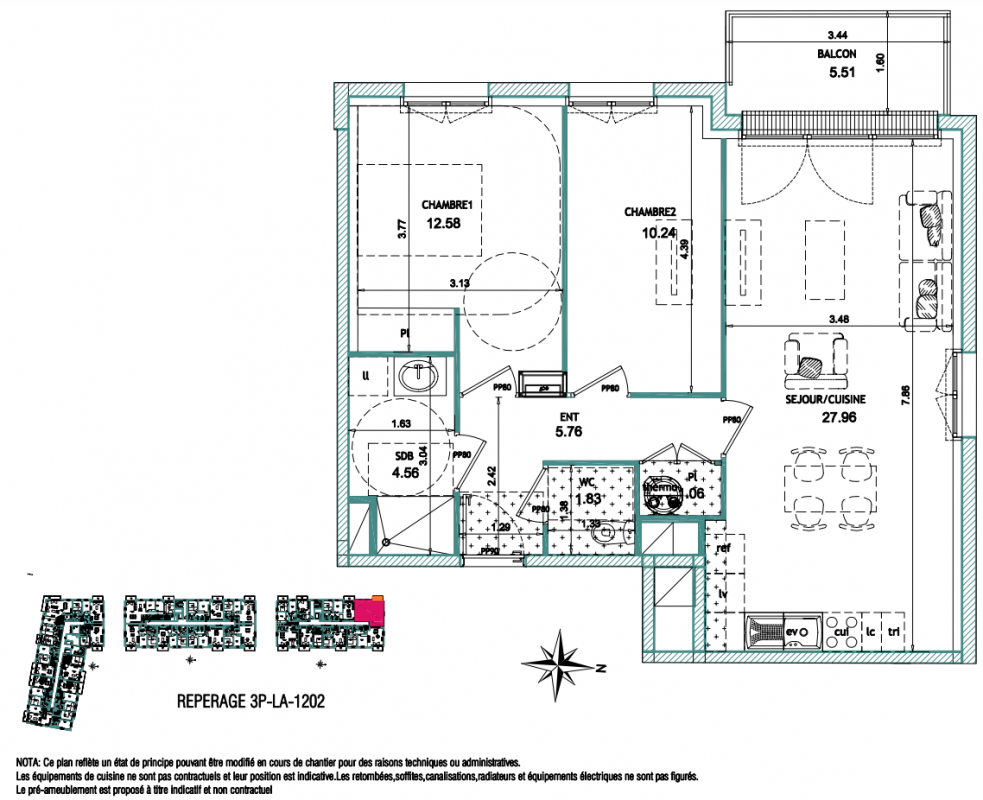 Plan du lot