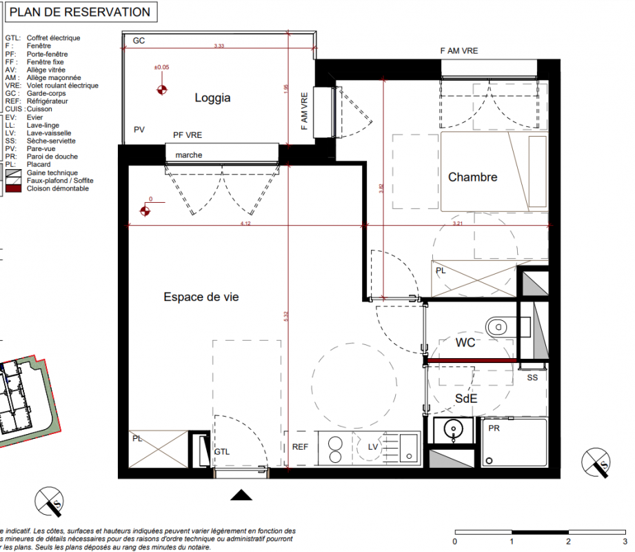 Plan du lot