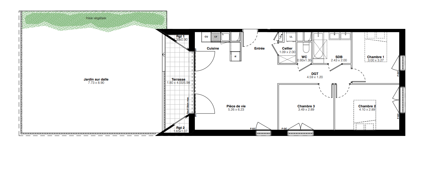 Plan du lot