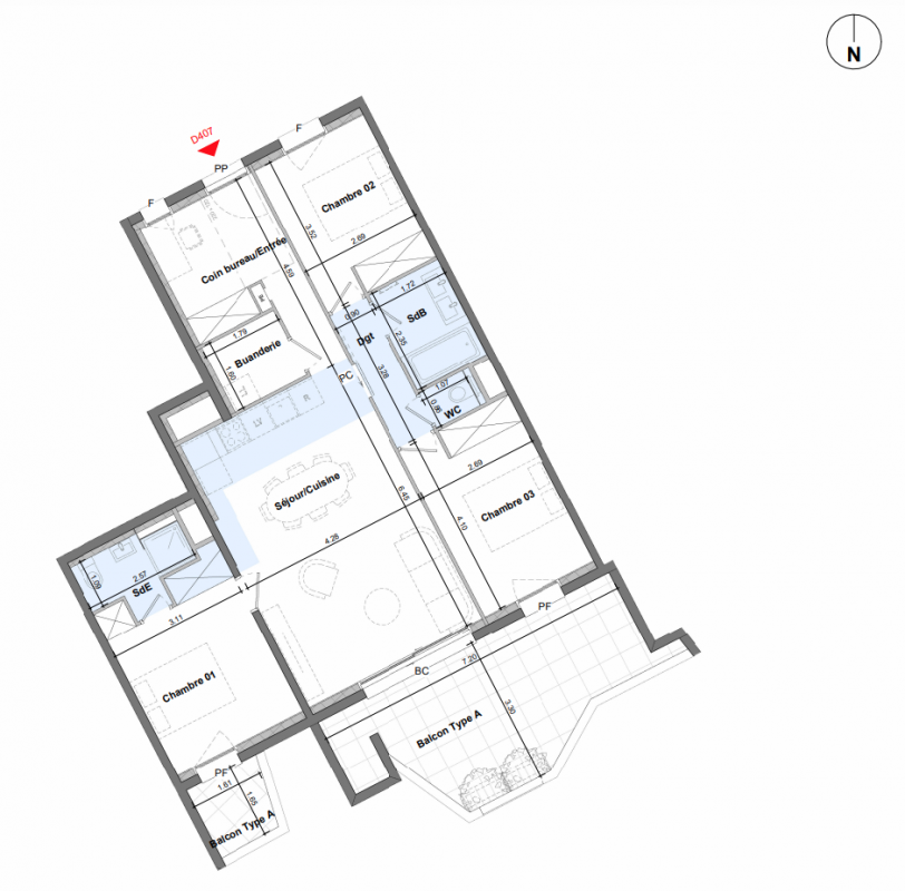 Plan du lot
