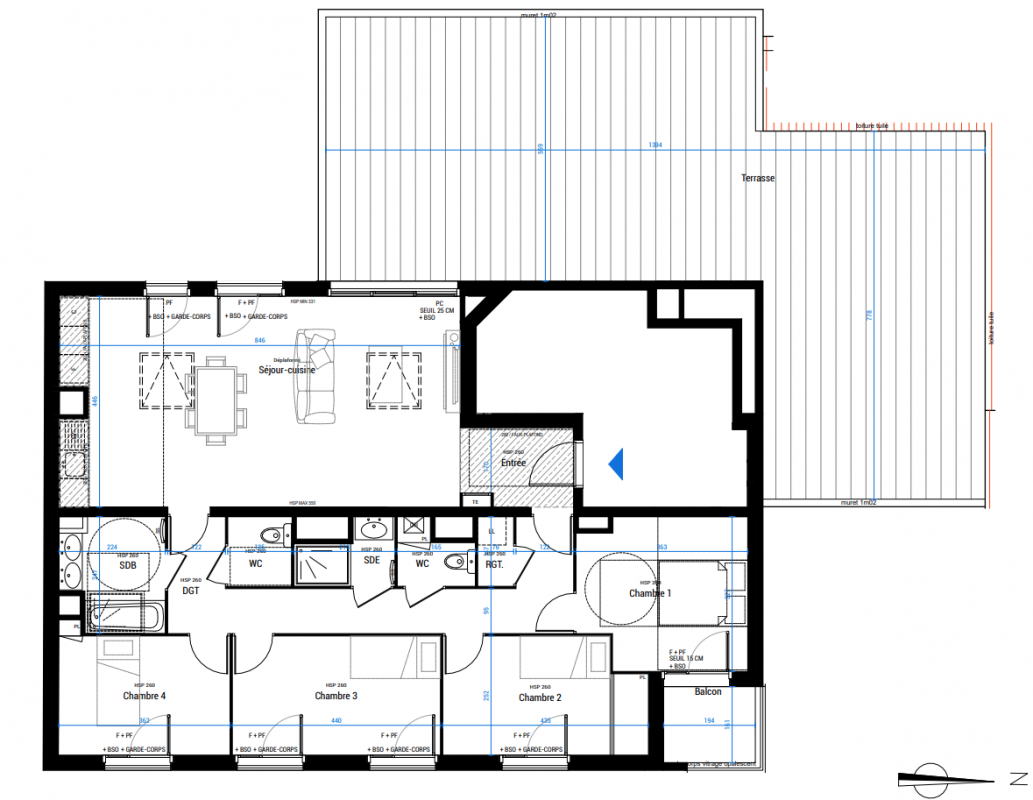 Plan du lot