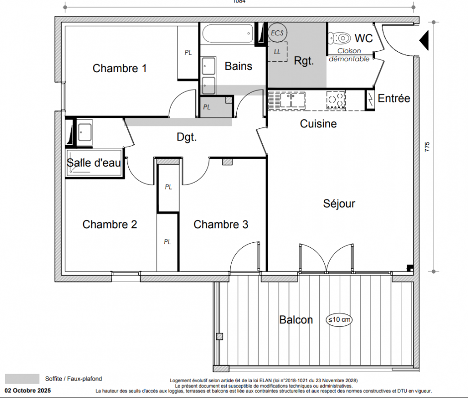 Plan du lot